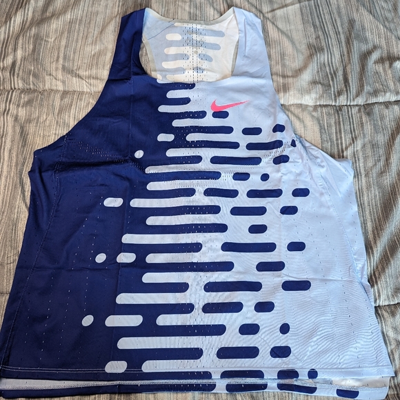 Nike Aeroswift Pro Elite Running Singlet Size XL DV7715-455 New with Tags